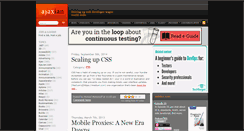 Desktop Screenshot of ajaxian.com